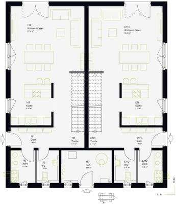 Grundrissvorschlag unten
