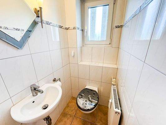 Gäste-WC im Erdgeschoss 