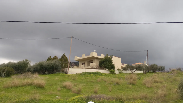 Kreta, Vasilies: Einfamilienhaus mit schöner Aussicht zu verkaufen
