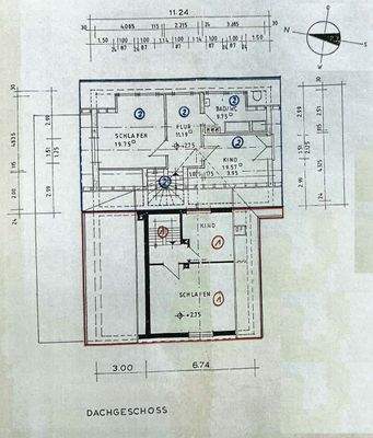 Grundriss Dachgeschoss