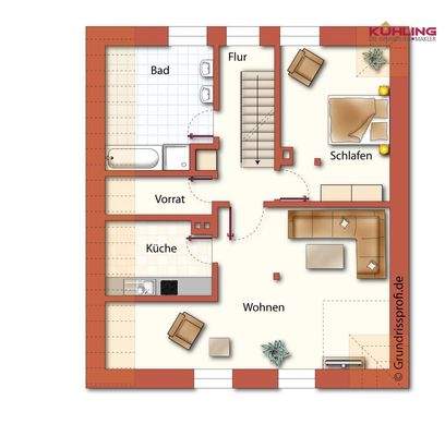 Grundriss OG - Abweichungen vorbehalten -