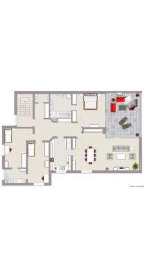 Dachgeschoss-Wohnung