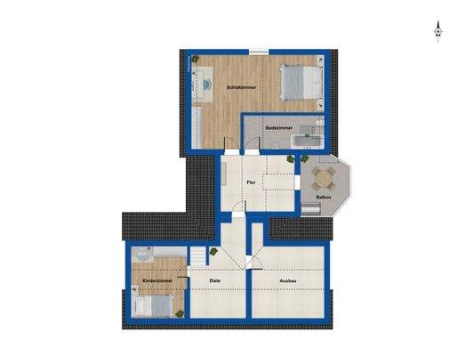 Grundriss Dachgeschoss