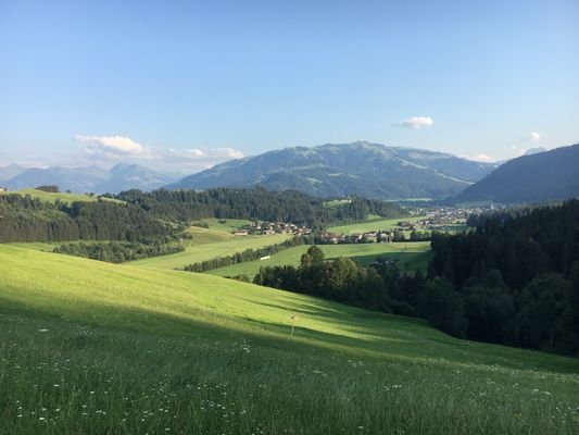sommerlicher Weitblick unweit Haus