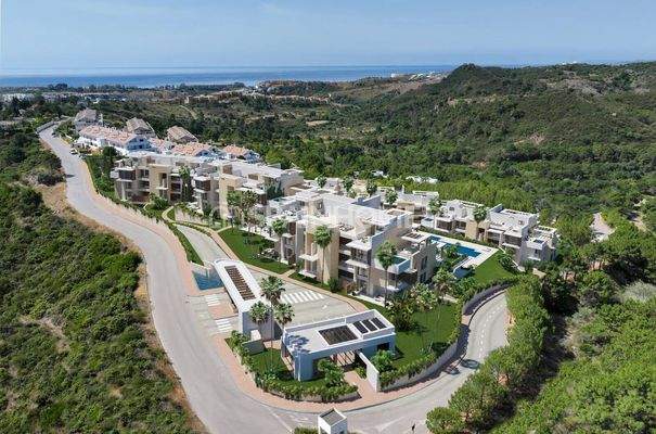 New Sea-View Flats near the Beach and Golf Couse in Estepona
