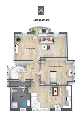 3D-Grundriss-Maisonettewhg.-DG