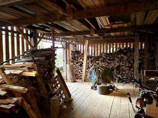 Holzschuppen