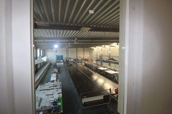 Blick in die Halle vom OG