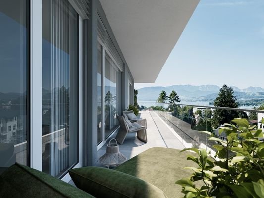 ZU KAUFEN Penthouse Gmunden - Visualisierung