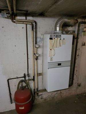Keller Gasheizung