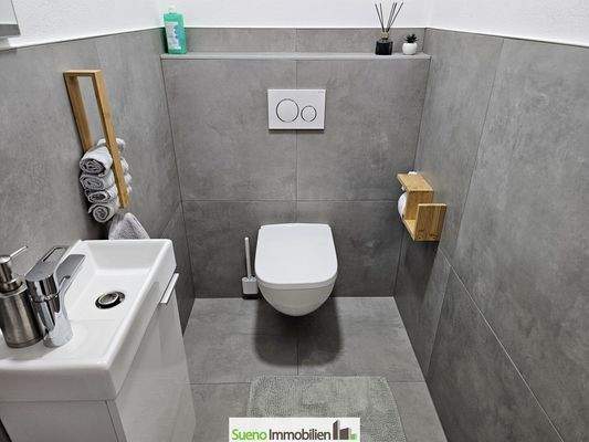 WC in separatem Raum