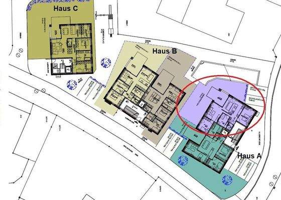 Lageplan Top 2 mit Garten