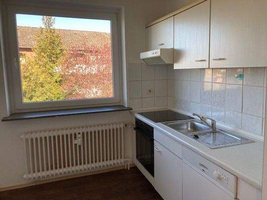 Küche mit Einbauküche