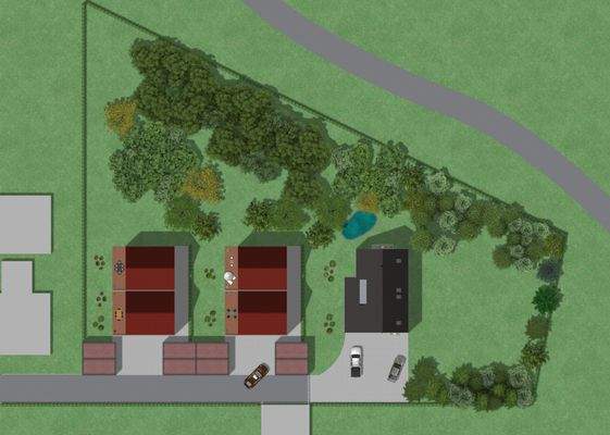 Visualisierter Lageplan Exposé