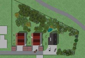 Visualisierter Lageplan Exposé