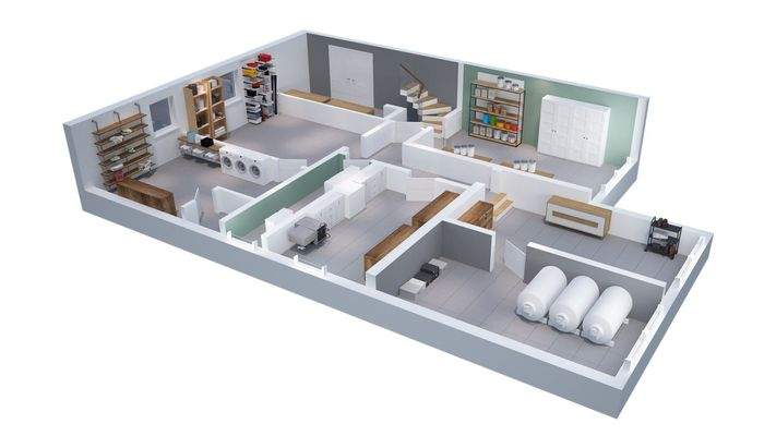 Untergeschoss Grundriss