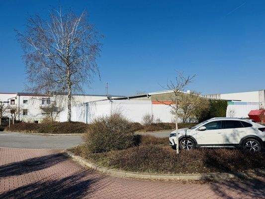 Westansicht Lagerhalle