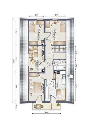 Grundriss Dachgeschoss