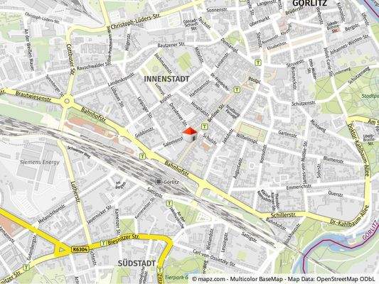 Geolyzer Kartenausschnitt