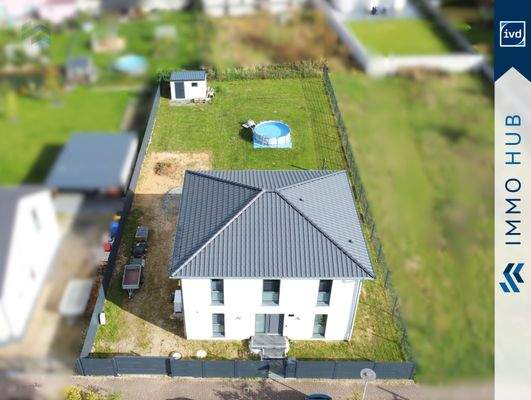 Drohnenansicht Grundstück