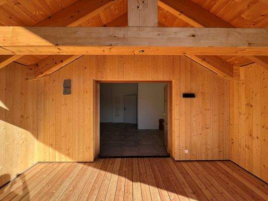 Dachterrasse Richtung Küche