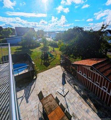 Gartenansicht von oben 