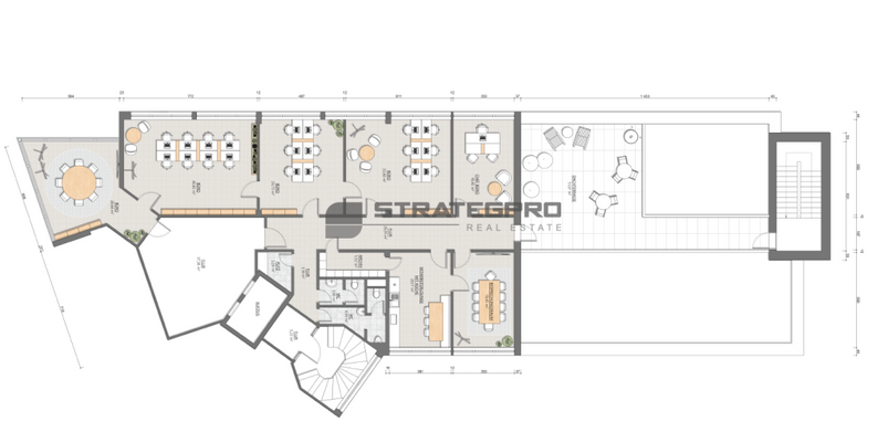 3. OG Grundriss mit Mobilierung