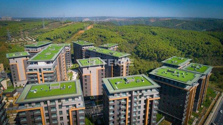 Special Concept Apartments for Sale with Forest View in Kağıthane