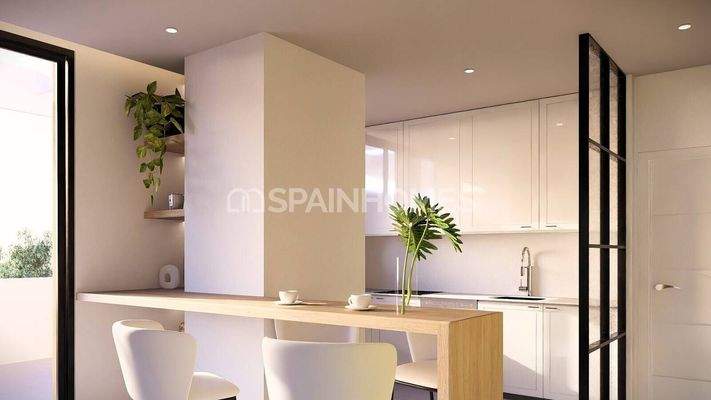 2 and 3-Bed Flats with Shared Pool in Jávea