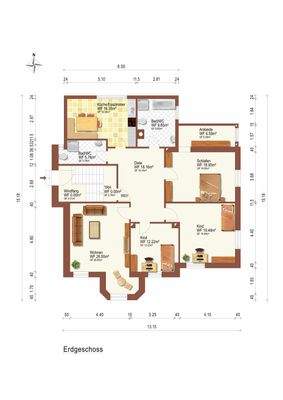 Repräs. 2-FH, Grundriss EG