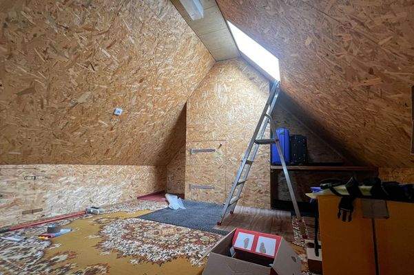 Gedämmter Dachboden