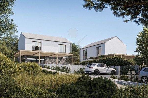 Moderne Villa in mediterraner Umgebung