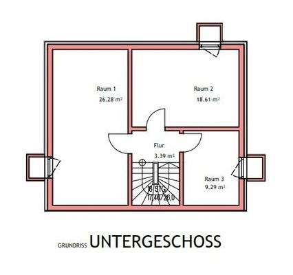 Grundriss Kellergeschoss