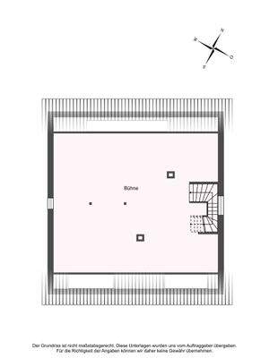 Grundriss Bühne