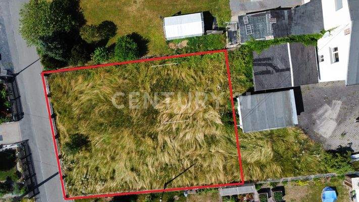 Grundstück von oben