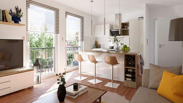 01_50 m_ - Innenraumvisualisierungen - Küche