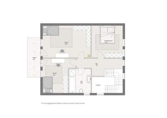 Grundriss  OG Stolpmünder Straße