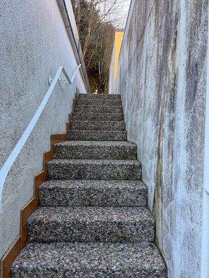 Aufgang zur Terrasse