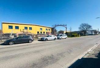 Blick Zufahrt Grundstück