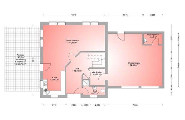 Grundriss Erdgeschoss