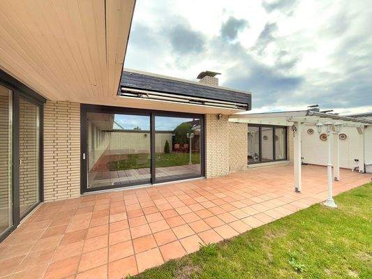 Rückseite, Terrasse