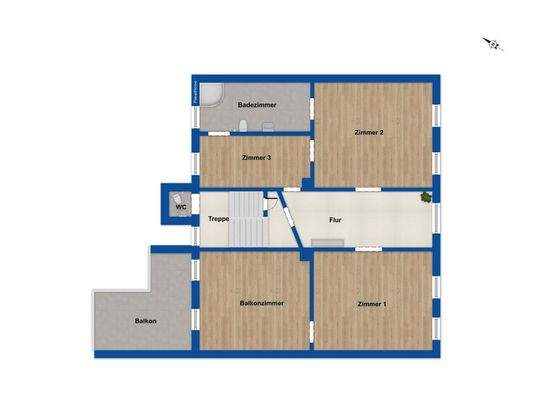 Grundriss Obergeschoss