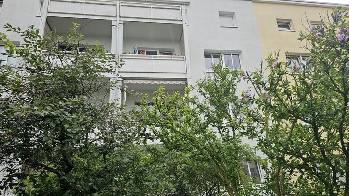 Balkon Hofseite