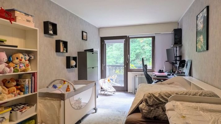 Schlafzimmer mit Blick Richtun