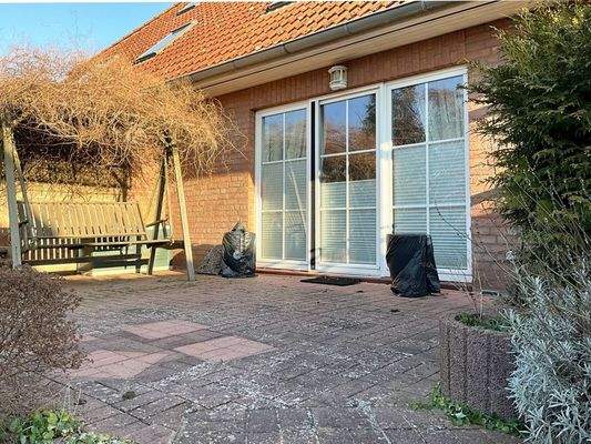 Blick auf die Terrasse