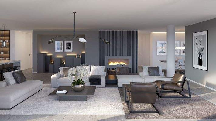 Wohnbereich Visualisierung