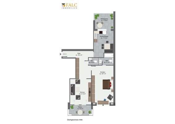 Grundriss Wohnung 10 