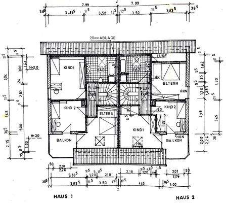 Grundriss Dachgeschoss
