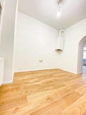 Küche mit Anschlüssen