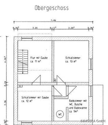 Grundriss Dachgeschoss